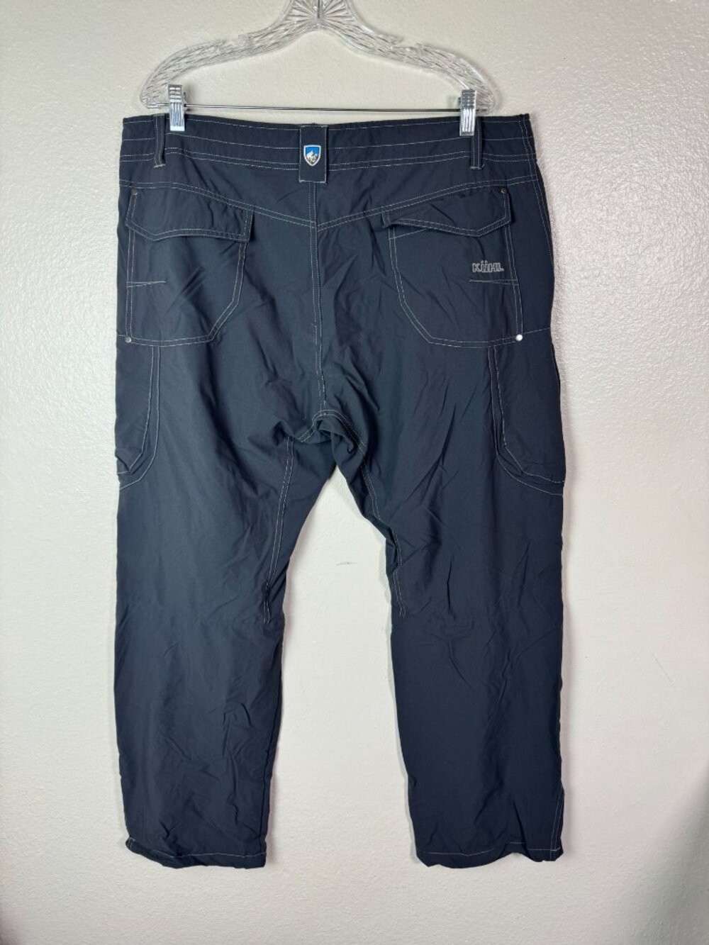 Kuhl Mens Outdoor Hiking Cargo Pants Size 40X30‎ Lightweight Gorpcore Gray
